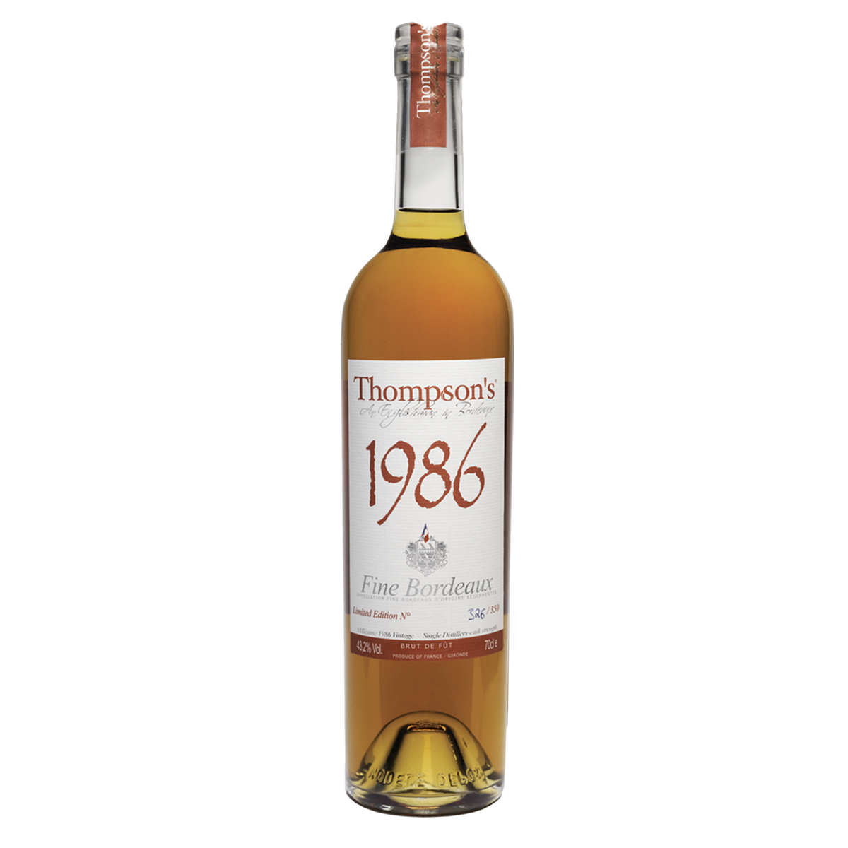 Fine Bordeaux A.O.R. 1986 vintage - Cask strength